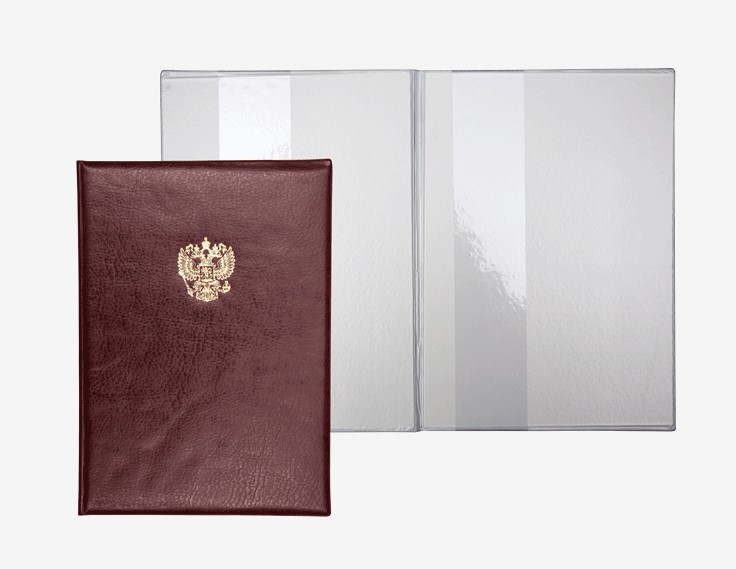 Папка адресная 'deVENTE', А4, экокожа, бордовая с тиснением, 3078304